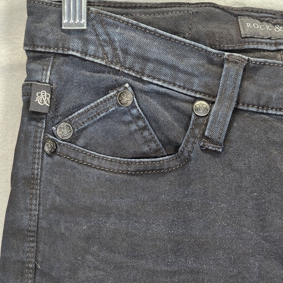 Rock & Republic Berlin Straight Leg Womens Jeans Size 6 Low Rise - Picture 2 of 15